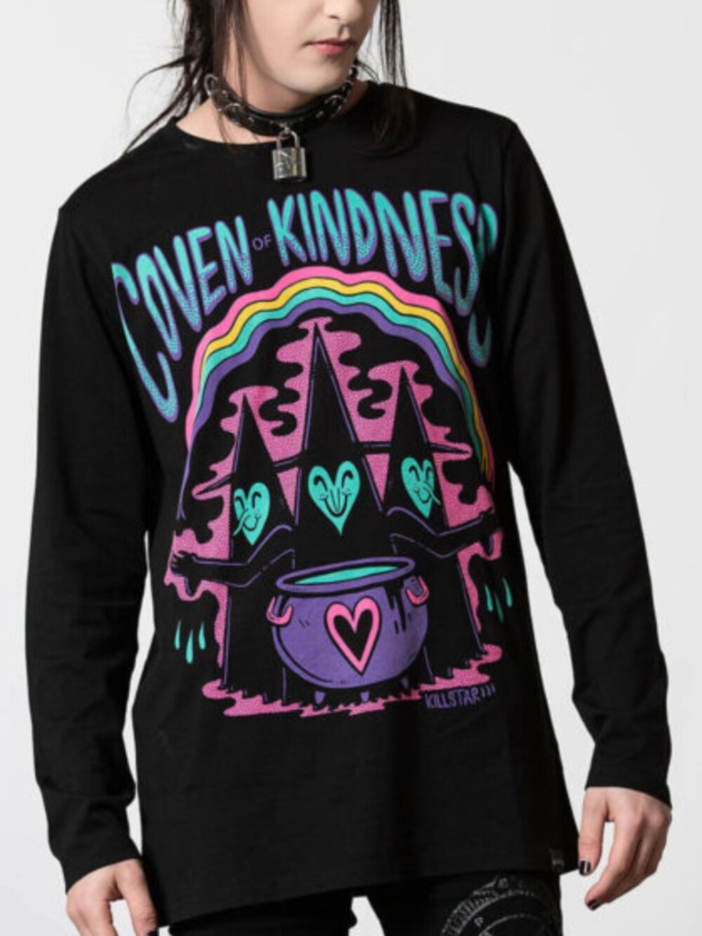 New! Killstar - Coven Of Kindness Long Sleeve T-Shirt - Picture 2 of 5
